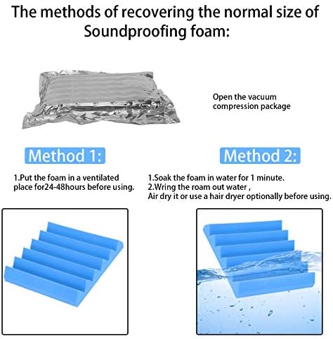 Acoustic foam panels for soundproofing, $26.99.