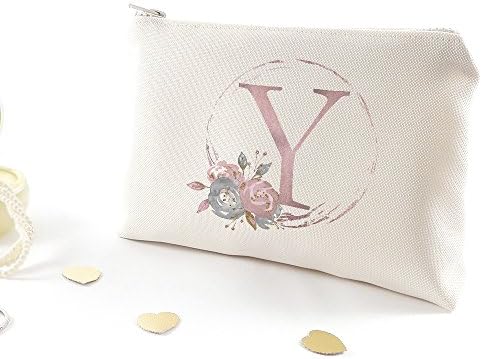 Wedding toiletry bag - Bridesmaid gift idea (Letter Y)