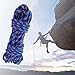Safety Rock Climbing Rope, Perfessional Rappelling Auxiliary, Diameter 10mm,100%Quality assurance New(Blue)