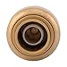 SharkBite 3/8 Inch (1/2 Inch OD) Push Cap, Push to Connect Brass Plumbing Fitting, PEX Pipe, Copper, CPVC, PE-RT, HDPE, U512LFA