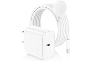 JEENEK Apple Watch Charger, [MFi Certified] iPhone Magnetic iWatch Charger to 6ft USB C Fast Charging Cable Cord Long and Type C Wall Charging Block Plug for iWatch Series 10/9/Ultra/8/7/SE/SE2/6/5/4/3/2/1