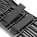 SKYZONAL Home Office Computer Arm Rest Chair Armrest Mouse Pad Mat Wrist Support Black (Please Measure Chair arm Rest Size and Confirm Our Straps Size Before Ordering)