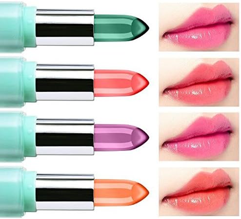 HNBGY Chic Waterproof Long-Lasting Jelly Lipstick Temperature Change Color Lip Balm Crystal Makeup Sexy Lip Gloss