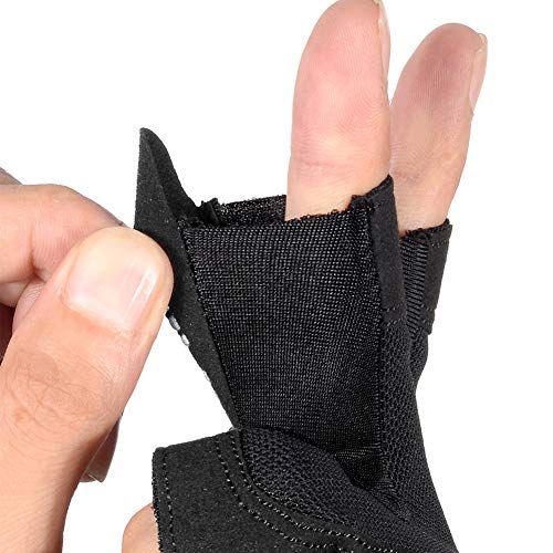 paissit Weight Lifting Gloves,Workout Gloves for Men&Women,Training Gloves with Wrist Support for Fitness Exercise Weight Lifting Gym,Home Use with Short Wraps Fingerless (Black, M)