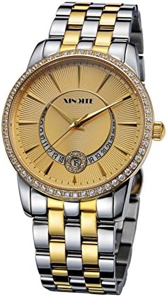 特価品コーナー Automatic Mechanical Watches ビジネストレンディカジュアルメンズ腕時計 ステンレススチールストラップ防水watch F