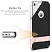 iPhone 7 Case, ROCK [Royce Stand] - Black & Rose Gold [Ultra Thin][Kickstand][Metal Texture Side Buttons][Dual Layered][Slim Fit][Hard PC + Soft TPU] For Apple iPhone 7 (2016)