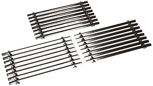 Music City Metals 51343 Stamped Porcelain Steel Cooking Grid Replacement for Select Uniflame Gas Grill Models, Set of 3