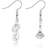 OKEYCH TV Show Inspired Gift TV Show Earrings Jewelry Nostalgia Gift Cosplay Merch