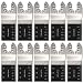 HOTBEST 10 Pack Professional Bi-Metal Oscillating Saw Blades Nail/Metal/Wood Universal Multitool Quick Release Blade Fits Dewalt, Porter Cable,Rockwell,Makita,Black & Decker,Bosch Craftsman,F primary