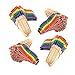 LGBTQ Gay Pride Rainbow Flags for Cupcake Toppers, Cocktail Picks, Appetizers (200 Pack)