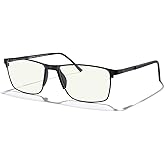 MERRY'S Fashion Blue Light Blocking Glasses - Reading Glasses Metal Frame Spring Hinge Readers for Men Eyeglasses