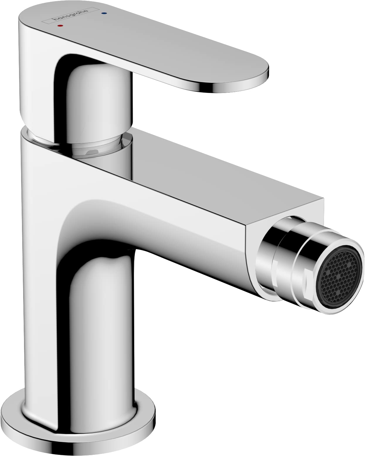 Hansgrohe Rebris S Single Lever Bidet Mixer with Pop-Up Waste Set, Chrome, 72210000