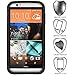 COVRWARE HTC Desire 510-3 in 1 Bundle - Armor Defender Series Protective Case [HD Film & Aluminum Stylus Pen] - Black