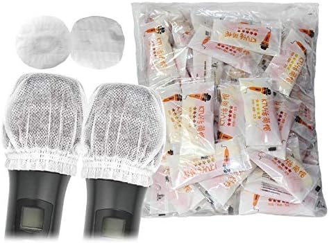 400 Pcs Disposable Microphone Cover Washable Loudspeaker Multifunctional Sponge Cover