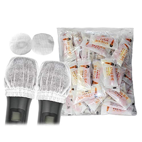 400 Pcs Disposable Microphone Cover Washable Loudspeaker Multifunctional Sponge Cover