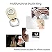 Magnetic Phone Car Mount,Universal 360 Rotation Magnetic Car Cell Phone Stand Holder Ring 2 in 1 Metal Finger Ring Grip Phone Stand Holder For Smartphones iPhone 7 7S 6S 6 Plus Black (New Style 2.0)