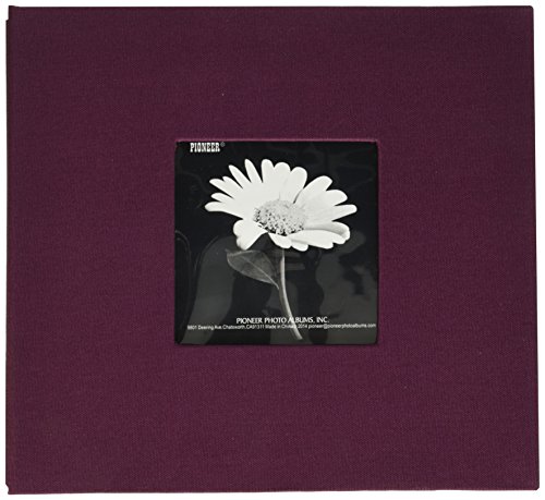 Pioneer MB88CB-FN/SP Book Cloth Cover Post Bound Album, 8 by 8-Inch, Sweet Plum - //medicalbooks.filipinodoctors.org