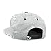 No Shave Life OG Beard Logo Snapback Hat Heather Grey