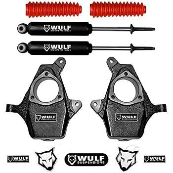 WULF 2" Front Lowering Spindle Drop Kit For 1988-1998 Chevy Silverado/GMC Sierra 1500 2WD - View #4