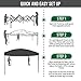 Pop Up Canopy Tent 10 x 10 Feet, White - UV Coated, Waterproof Outdoor Party Gazebo Tent
