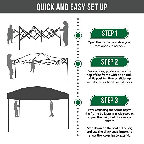 2 Punchau+Canopy+Tent+Feet+Black