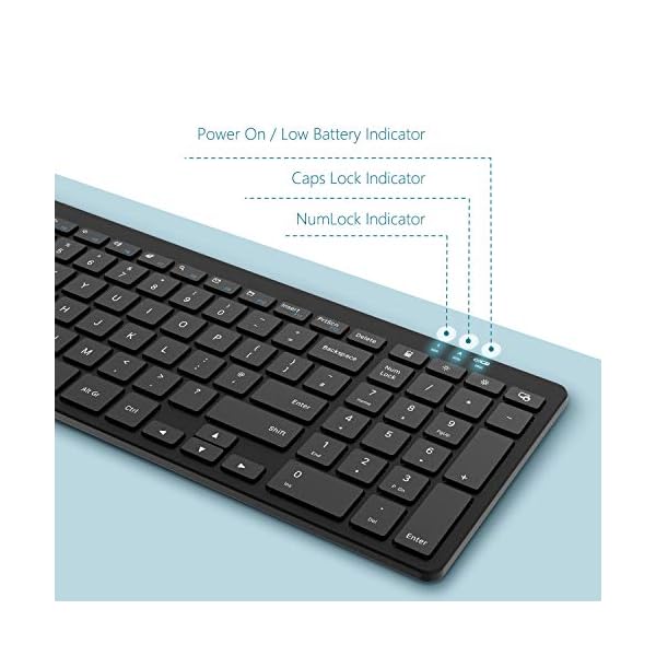 Keyboard-and-Mouse-Jelly-Comb-24G-Wireless-Ultra-Slim-Full-Size-Keyboard-Mouse-Set-Combo-QWERTY-UK-Layout-for-Computer-Laptop-Desktop-with-USB-Ports-Black Keyboard and Mouse, Jelly Comb 2.4G Wireless Ultra Slim Full Size Keyboard & Mouse Set Combo QWERTY UK Layout for…