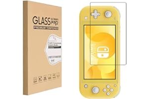ENGFYADSY Screen Protector for Nintendo Switch Lite, Game Player Tempered Glass Transparent HD Ultra Clear Anti-Scratch Anti-Fingerprint Bubble-Free