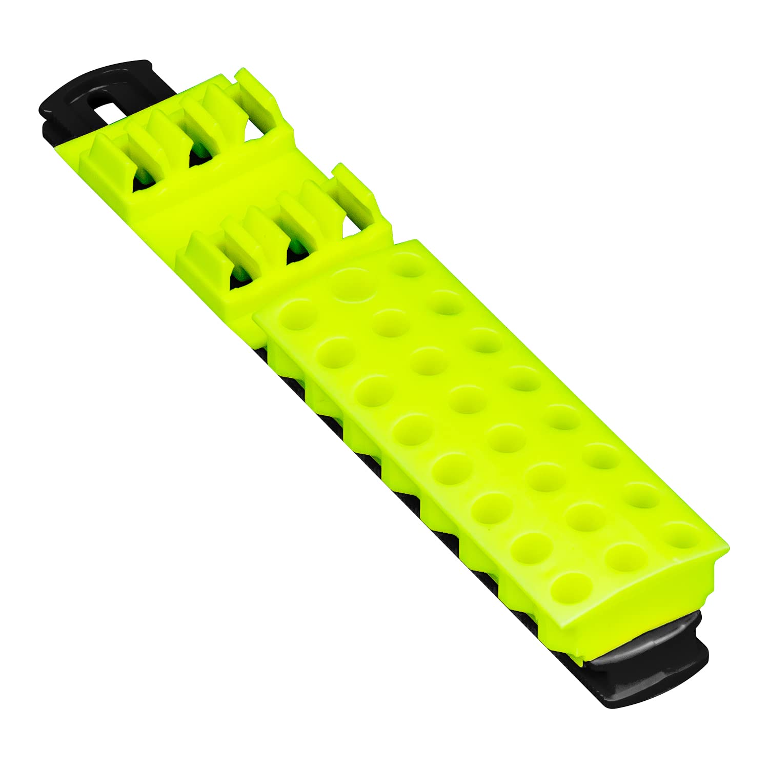 Ernst Manufacturing 30 Tool Magnetic Bit Buddy, 1/4" Hex Bit Holder - Blk/Hi-Viz