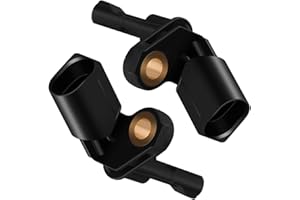 ECCPP Rear Left Right ABS Wheel Speed Sensor ABS Sensor Brake Sensor Fit for A3/A3 Quattro/TT, for VW Jetta/Beetle/Passat/Tiguan/Golf/GTI/Passat/R32 ALS468 ALS469 Set of 2