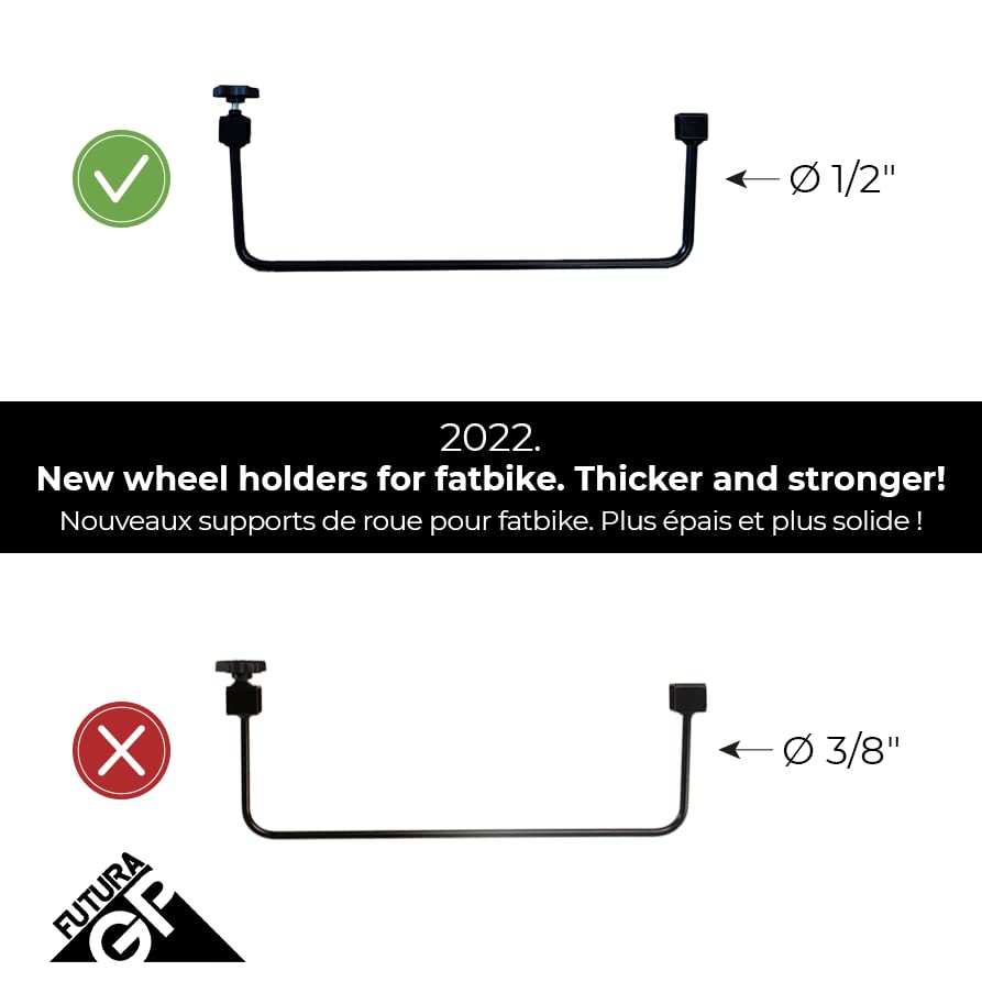 Futura GP RV Approved Hitch Mounted E Bike Rack Carrier for RV Camper Motorhome Trailer Toad