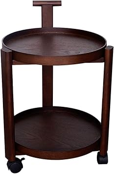 Amazon Com Carl Artbay Round Wooden Storage It Can Move Shelf