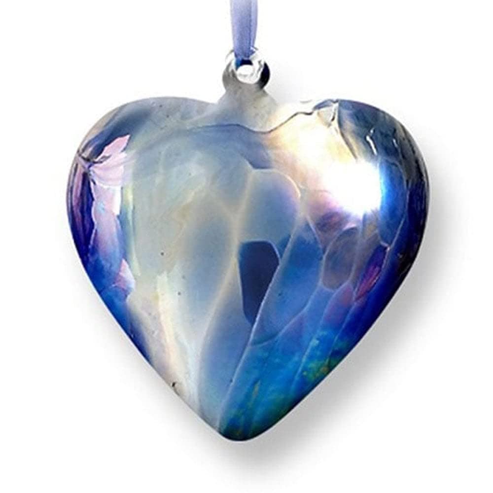 Nobile Glassware Mouth Blown September Birth Gem Heart 1698-17