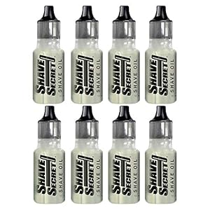 PACK OF 8 – Shave Secret Shaving Oil, 0.63 fl oz