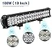 Led Light Bar YITAMOTOR 18Inch 108W LED Work Light Spot Flood Combo Off Road Light Bar Led Fog Light Truck Light Driving Light Boat Light for Jeeps Truck Tractor Pickup SUV ATV UTV, 2 Years Warranty