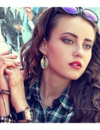 Nuevo. Aretes étnicos redondos estilo bohemia de oro y plata con acabado martillado   SPUNKYsoul Collection