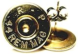 .44 Magnum 14k Gold Plated Ear Posts (R-P)