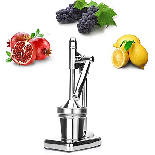 Manual Citrus Juicer, Portable Stainless Steel Hand Press Orange Lemon Limes Drink Lever