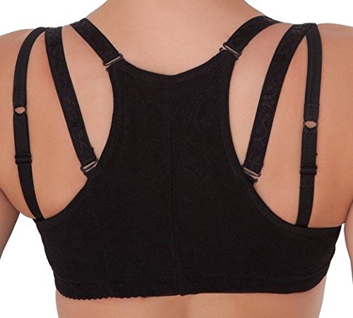 Boolavard Women's Magic Bra Shaper Vest Breast Support (Large / 6-8, Black) - Thumbnail 5