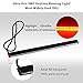Daytime Running Lights, YITAMOTOR 2 x Red Cob Led Strip High Power 9W Slim Cob Led Lights Daylight Driving Lamp for Car Trucks