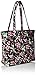 Vera Bradley Women's Cotton Vera Tote Bag, Winter Berry, One Size