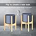 Mid Century Plant Stand/Planter, Indoor Plant pots/Indoor Flower Pot/Wood Plant Stand/Large Plant (Large (Pot Under 12″ Diameter), Dark Brown)thumb 4