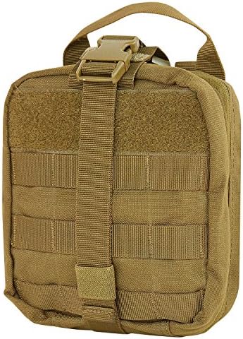 WOLF TACTICAL Rip-Away EMT Pouch - MOLLE First Aid Medical Supply Bag- Premium Military Style Utility Pouch with YKK Zippers - IFAK Emergency Paramedic Outdoor Survival (Bag Only)