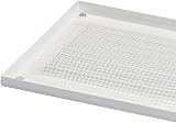 EUROPLAST 300x100mm White Metal Air Vent Grille Cover with Insect Mesh view 6