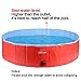 EXPAWLORER Foldable Dog Swimming Pool - Portable PVC Pet Bathing Tub for Outdoor Yard, Dog Whelping Box