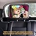 Baby Car Mirror for Back Seat - View Rear Facing Infant in Backseat - Shatter proof - Gil'O