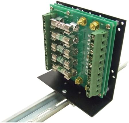 DuraComm - DIN-5MG-75 - DIN Rail Distribution Block, 5 Fuse