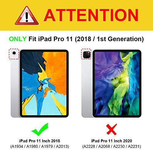 Fintie Rotating Case with Builtin Pencil Holder for iPad Pro 11" 2018