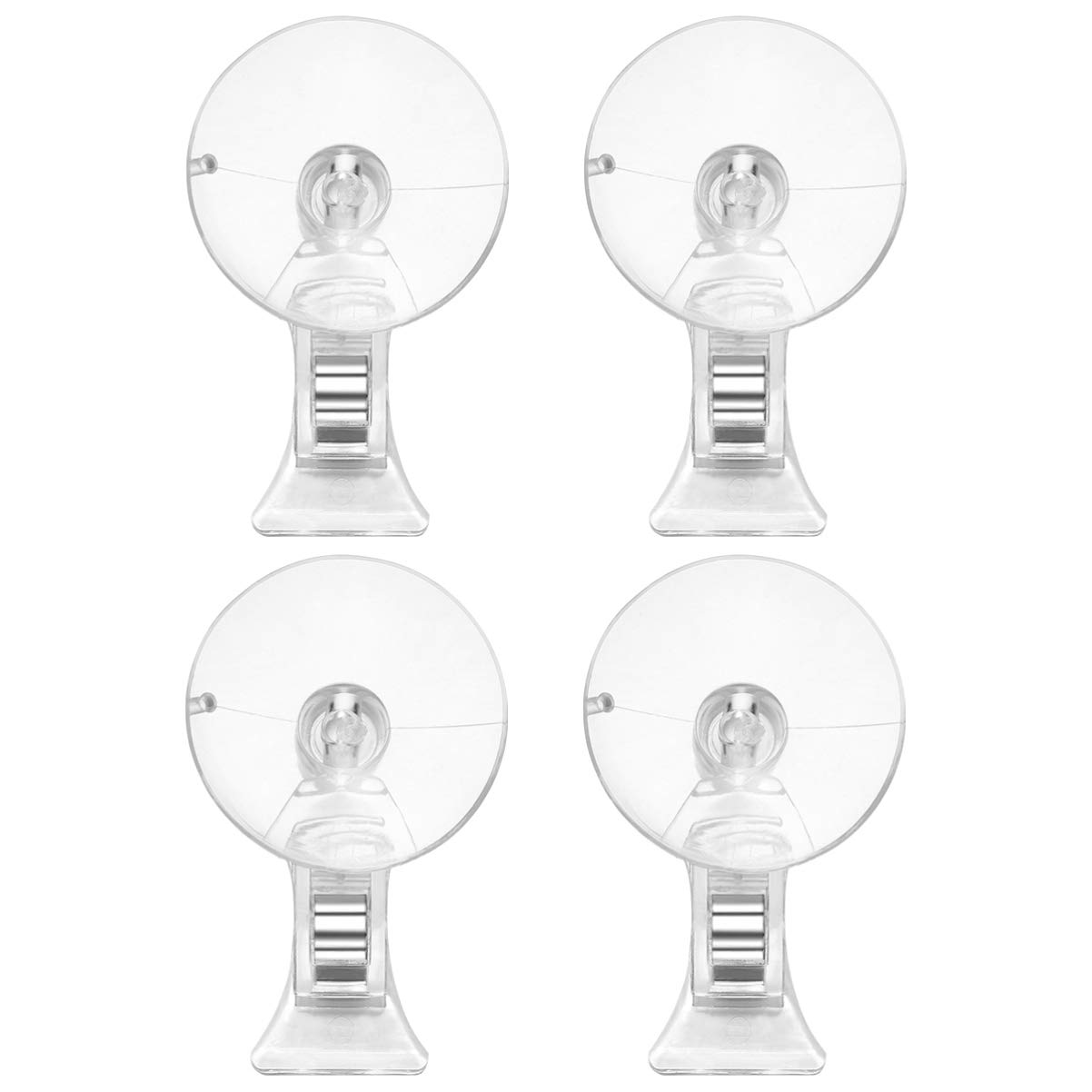 4pcs Veggie Seaweed Suction Cup Clip Feed Holder Feeding Tool for Fish Tank Aquarium Accessories