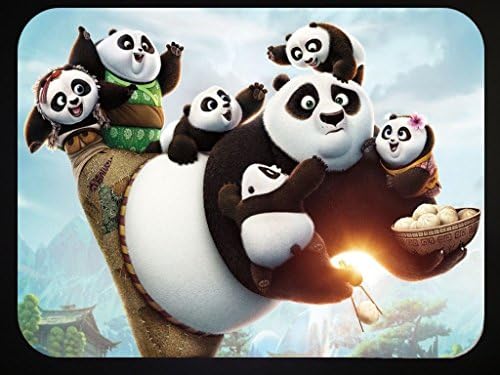 Mouse Mat for Computer PC Laptop Anti-Slip Mousepad Mouse Pad Various Designs MM5 (Kung Fu Panda)