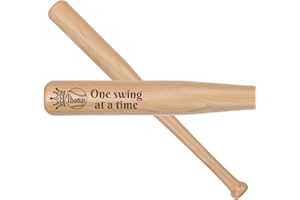 Custom Engraved Beech Wooden Baseball Bat 18" & 32" | Personalized Gift for Coach, Players, Fans, Dad, Kids | Perfect Souveni